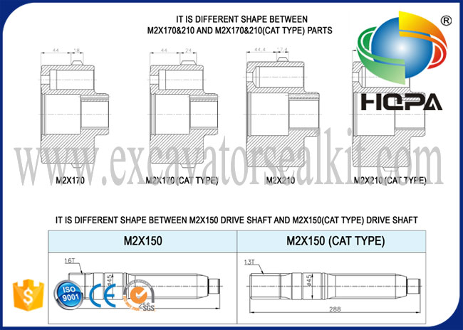 ชุดซ่อมมอเตอร์สวิง HZZC-M2X170CHB สำหรับ HD900-5 HD900-7 E330 E330B